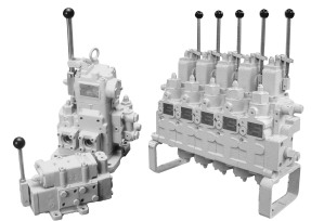 Deck crane control valve