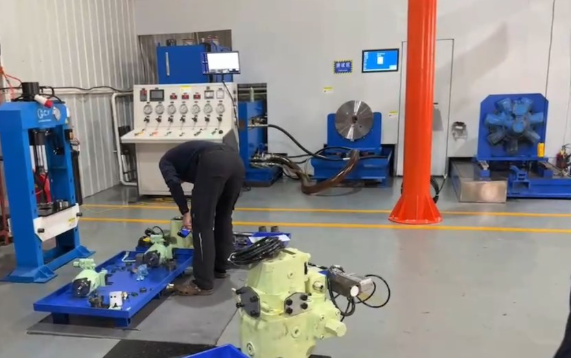 One corner of the factory